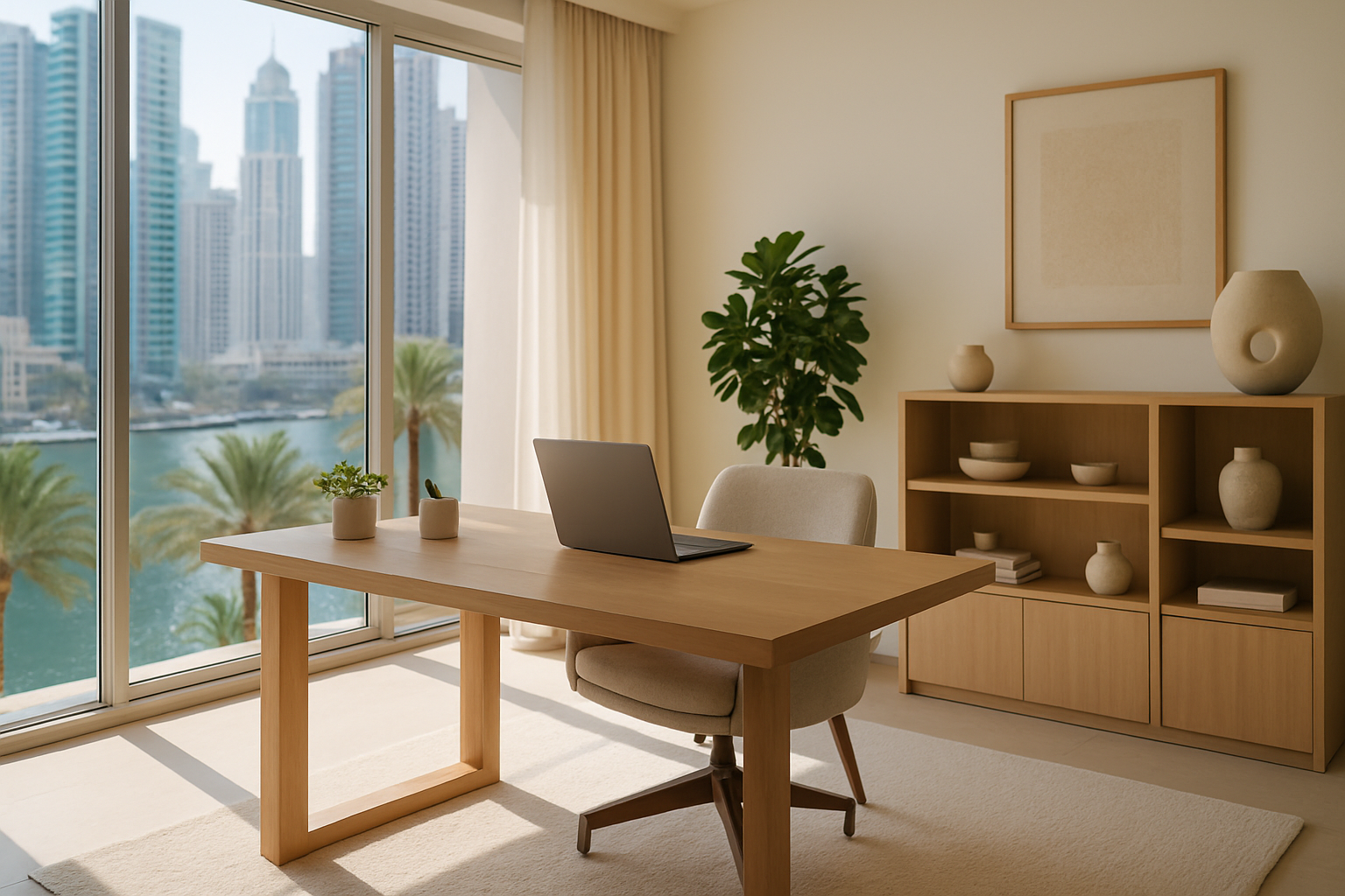 ديكور مكاتب دبي مارينا: إبداع يلهم النجاح