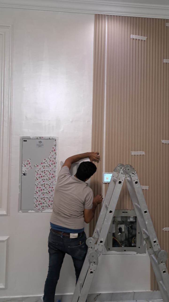 تركيب ورق حائط 2