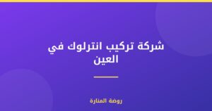 شركة تركيب انترلوك في العين