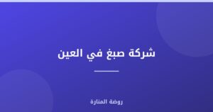 شركة صبغ في العين