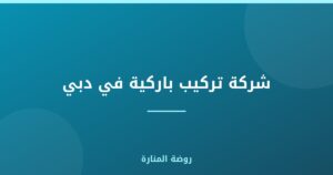 شركة تركيب باركية في دبي
